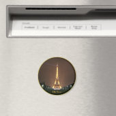Aimant Tour Eiffel en soirée (In Situ (Lave-vaisselle))
