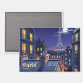 Aimant Tour Eiffel France (Recto/Verso)