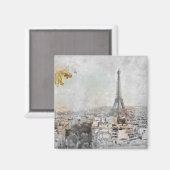 Aimant Tour Eiffel. Paris, France (Recto/Verso)