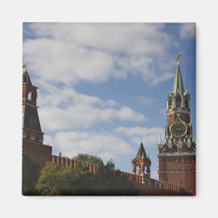 Aimant Tour Spasskaya sur la Place Rouge, Moscou, Russie