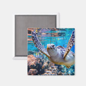 Aimant Tourbillon de Green Sea |hawaï (Recto/Verso)