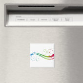 Aimant Tourbillons Colorés (In Situ (Lave-vaisselle))