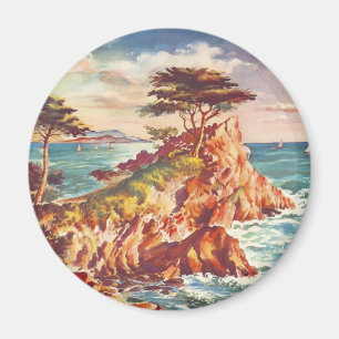 Aimant Tourisme californien Etats-Unis de littoral