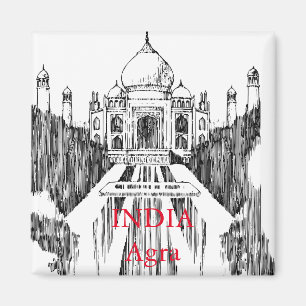 Aimant Tourisme de Vintage voyage de l'Inde