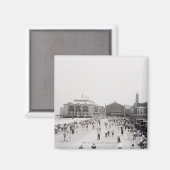 Aimant Touristes de Resort sur l'esplanade (Recto/Verso)