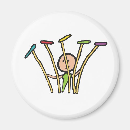 Aimant Tournage de plaque (Devant)