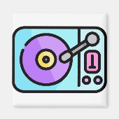 Aimant Tourne-disque (Devant)