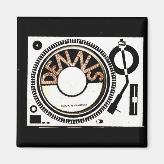 Aimant Tourne-disque DENNIS (Devant)