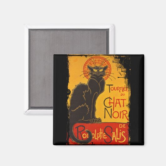 Aimant Tournee du Conversation Noir (Recto/Verso)