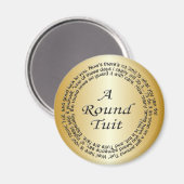 Aimant Tournée Gold (Recto/Verso)