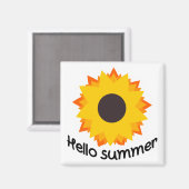 Aimant tournesol (Recto/Verso)