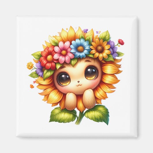 Aimant Tournesol   (Devant)