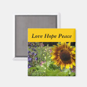 Aimant Tournesol (Recto/Verso)