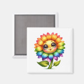 Aimant Tournesol   (Recto/Verso)