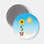 Aimant Tournesol (Recto/Verso)