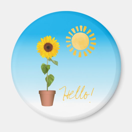 Aimant Tournesol (Devant)