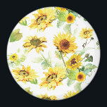 Aimant Tournesol aquarelle<br><div class="desc">Tournesol aquarelle</div>