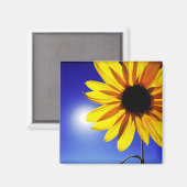 Aimant Tournesol dans l'aimant du soleil (Recto/Verso)