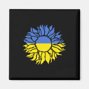 Aimant Tournesol de la paix Ukraine - Ukraine Vêtement Fo
