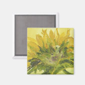 Aimant Tournesol doré (Recto/Verso)