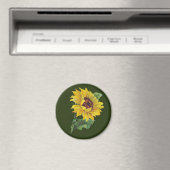 Aimant Tournesol doré (In Situ (Lave-vaisselle))