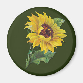 Aimant Tournesol doré