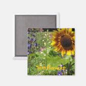 Aimant Tournesol ensoleillé (Recto/Verso)