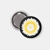 Aimant tournesol jaune (Recto/Verso)