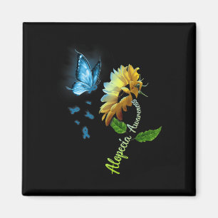 Aimant Tournesol papillon Alopécie Sensibilisation 1