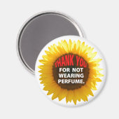 Aimant Tournesol Pas de parfum (Recto/Verso)