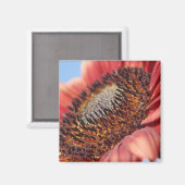 Aimant Tournesol rouge (Recto/Verso)