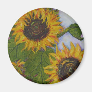 Aimant Tournesols jaunes par Paris Wyatt Llanso