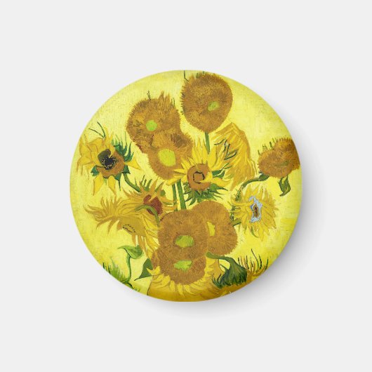 Aimant Tournesols Vincent van Gogh (Devant)