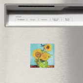 Aimant Tournesols Vincent van Gogh (In Situ (Lave-vaisselle))