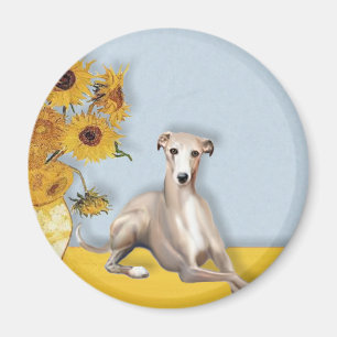 Aimant Tournesols - Whippet #2A