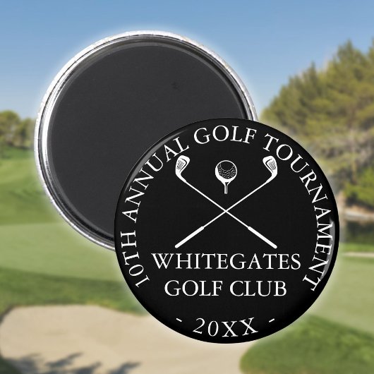 Aimant Tournoi de golf moderne sur mesure