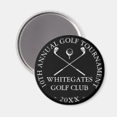 Aimant Tournoi de golf moderne sur mesure (Recto/Verso)