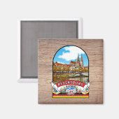 Aimant Tournoi de tennis d'Allemagne (Recto/Verso)