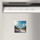 Aimant Tours jumelles Kuala Lumpur Petronas (In Situ (Lave-vaisselle))