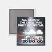 Aimant Tous à bord de Noël Mince Pie Spécial (Recto/Verso)
