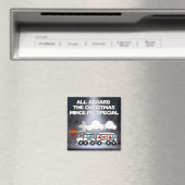 Aimant Tous à bord de Noël Mince Pie Spécial (In Situ (Lave-vaisselle))