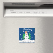 Aimant Tous mes amis sont des flakes... (In Situ (Lave-vaisselle))