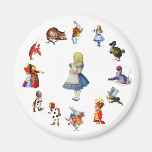 AIMANT TOUT AUTOUR D'ALICE AU PAYS DES MERVEILLES