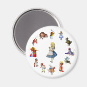AIMANT TOUT AUTOUR D'ALICE EN WONDERLAND (Recto/Verso)