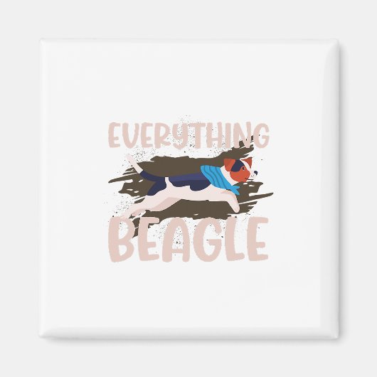 Aimant Tout Beagle Chasse / Chiens Beagle (Devant)