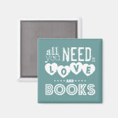 Aimant Tout ce dont vous avez besoin, c'est de l'amour et (Recto/Verso)