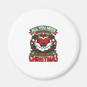 Aimant Tout ce dont vous avez besoin est l'amour Noël Cha