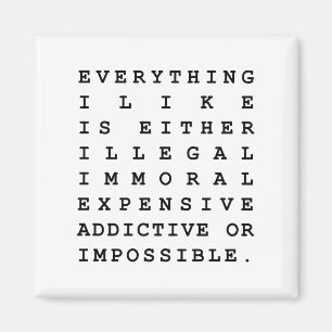 Aimant Tout ce que j'aime