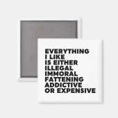 Aimant Tout ce que j'aime (Recto/Verso)