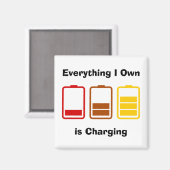 Aimant Tout ce que je dois facturer (Recto/Verso)